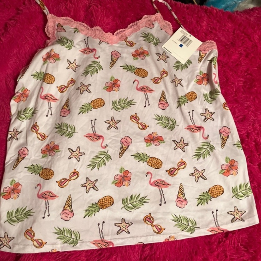 Kensie Brand Summer Pajamas 2 Pc Set - Picture 4 of 6